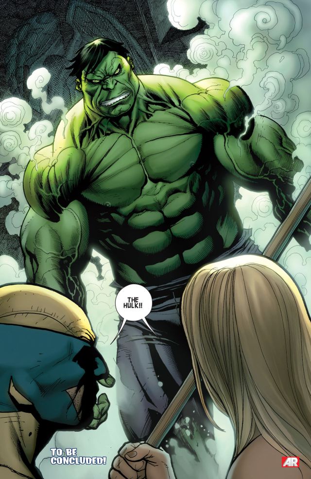 savage wolverine 4 Hulk last page
