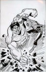 Hulk vs Spidey by Sal Buscema